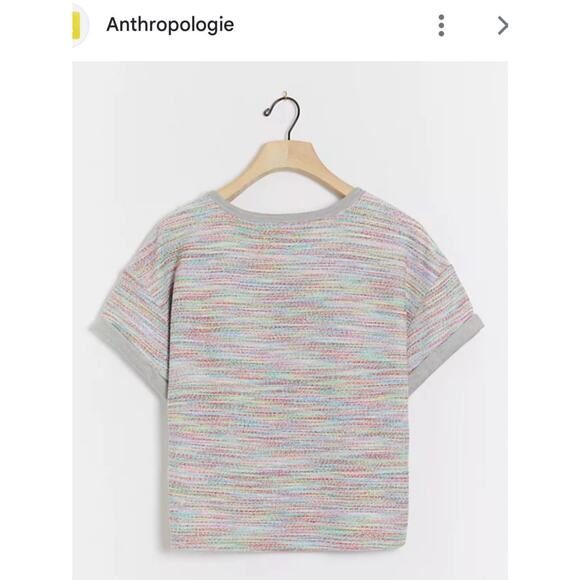 Saturday Sunday by Anthropologie LARGE Aphra Space Dyed knit top - Picture 3 of 9